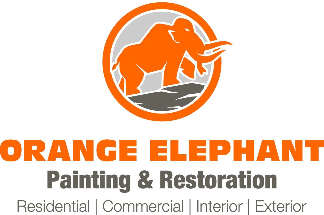 Orange Elephant Painting & Restoration